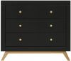 Bopita Nora commode met 3 laden Mat Zwart/Naturel online kopen