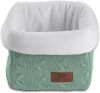 Baby's Only Commodemandje Cable Mint 18x18x18 cm online kopen